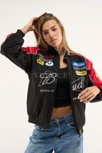 Heritage Racing Jacket Budweiser NASCAR Black Edition