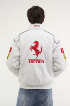 Heritage Racing Jacket Ferrari F1 White Edition