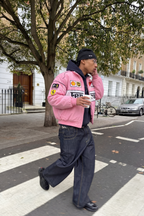 Heritage Racing Jacket Ferrari F1 Pink Edition