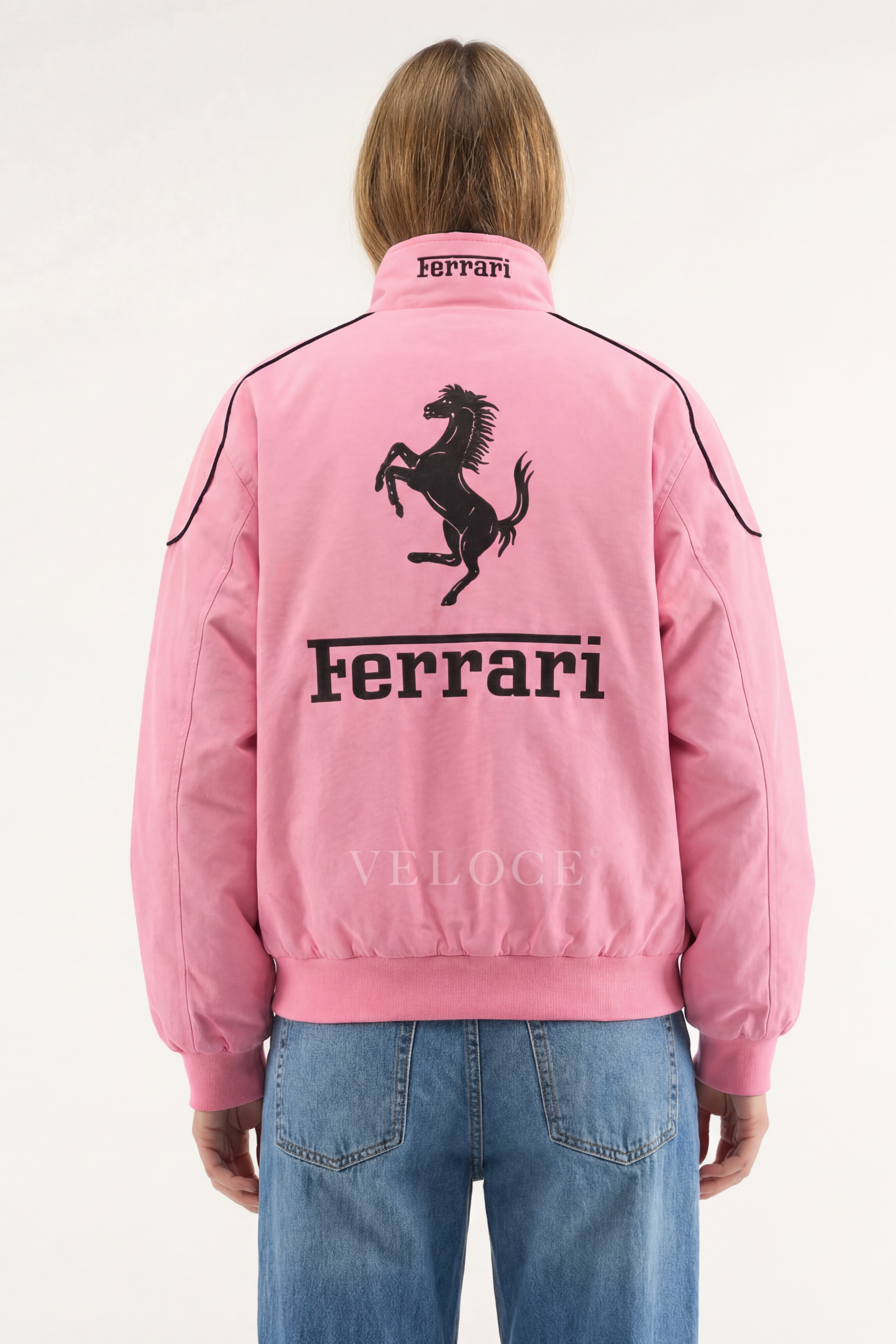 Heritage Racing Jacket Ferrari F1 Pink Edition