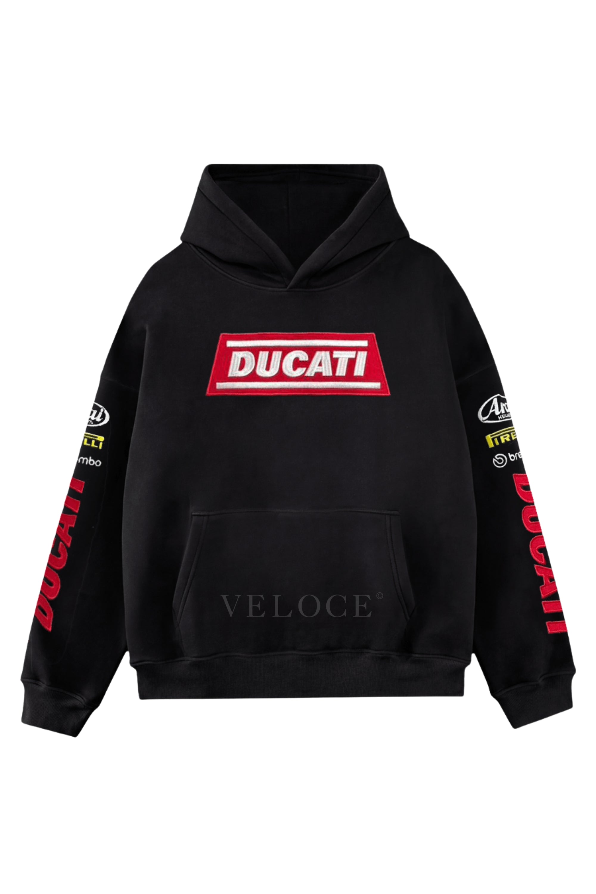 Heritage Cap Ducati Racing Hoodie Full Embroidered Edition
