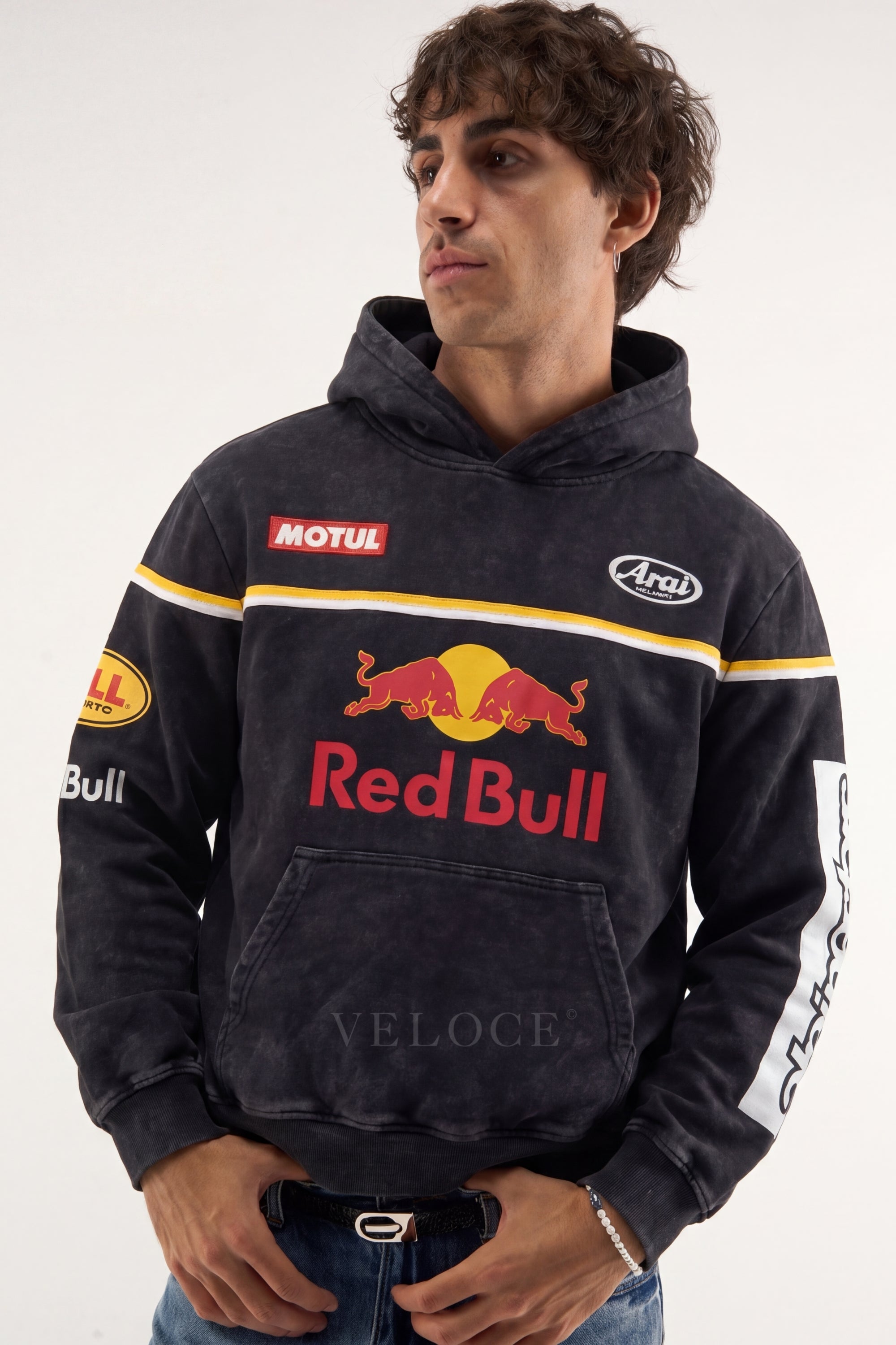Heritage Cap Red Bull Racing Hoodie Carbon Wash