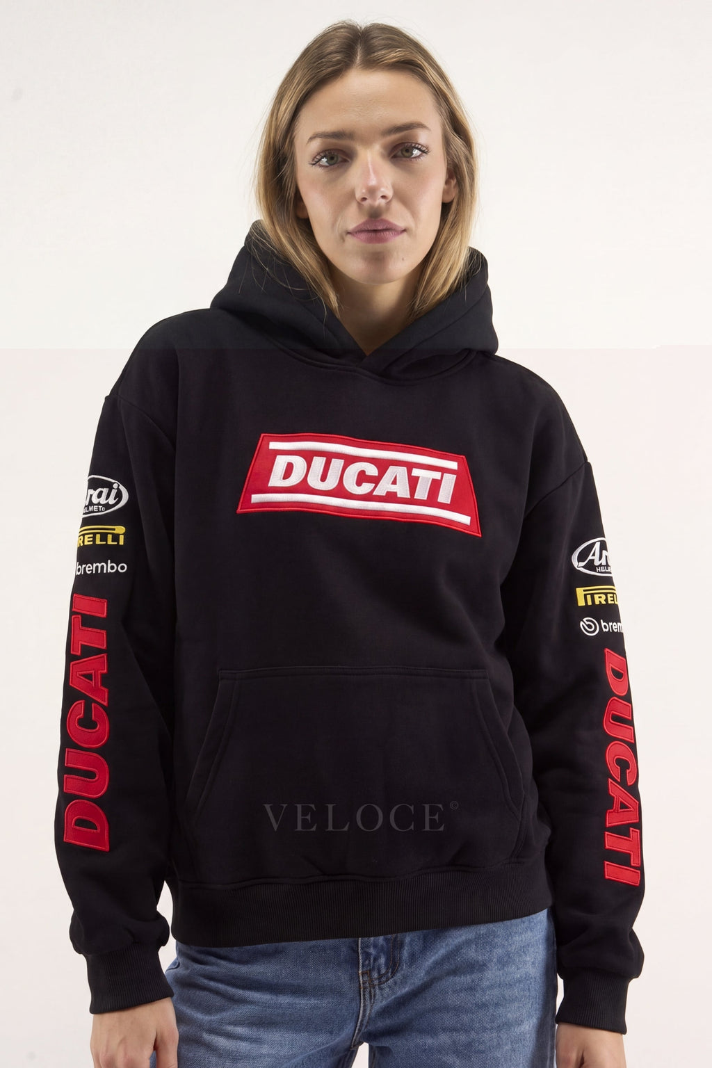 Heritage Cap Ducati Racing Hoodie Full Embroidered Edition