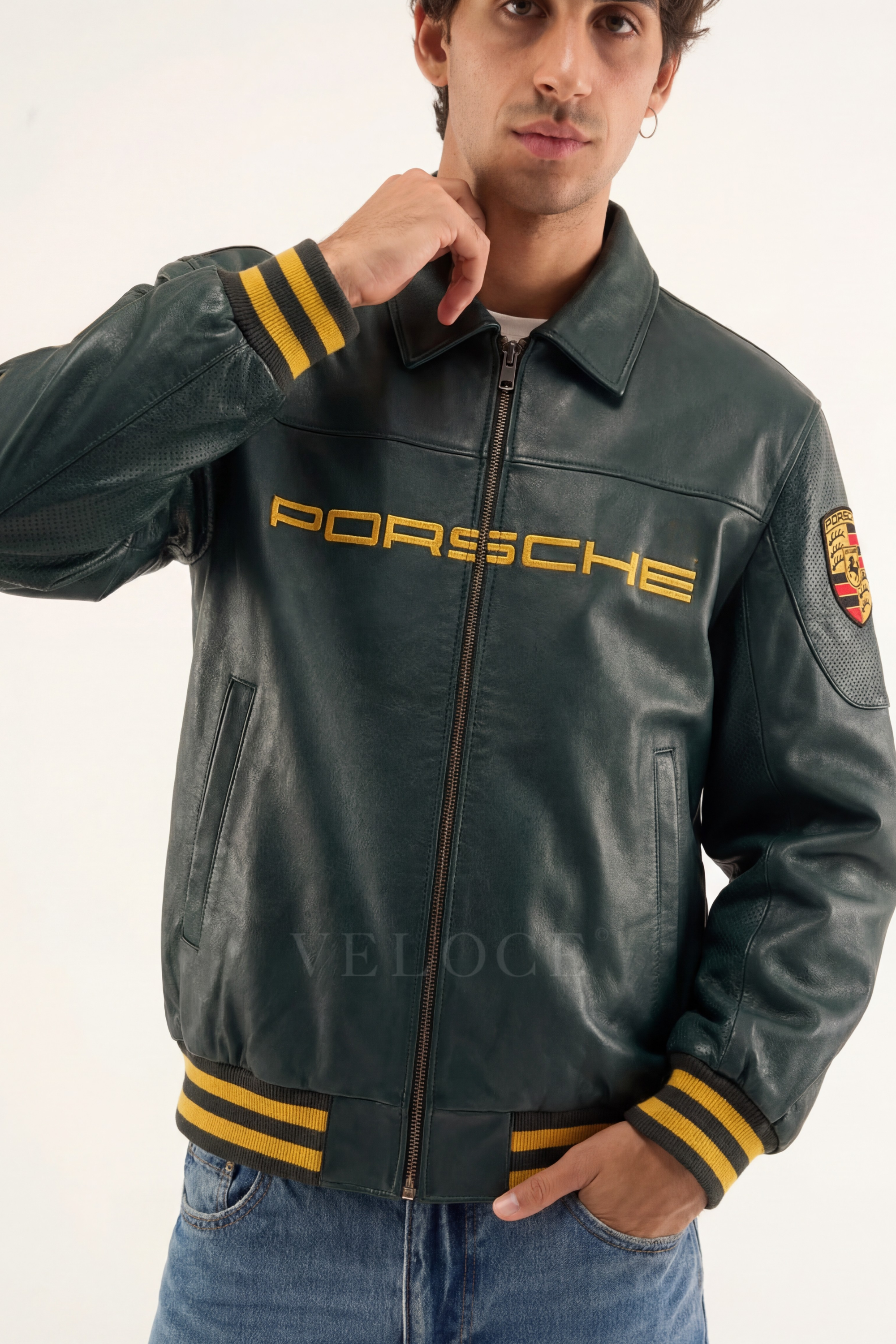 Heritage Leather Jacket Porsche 993 Turbo