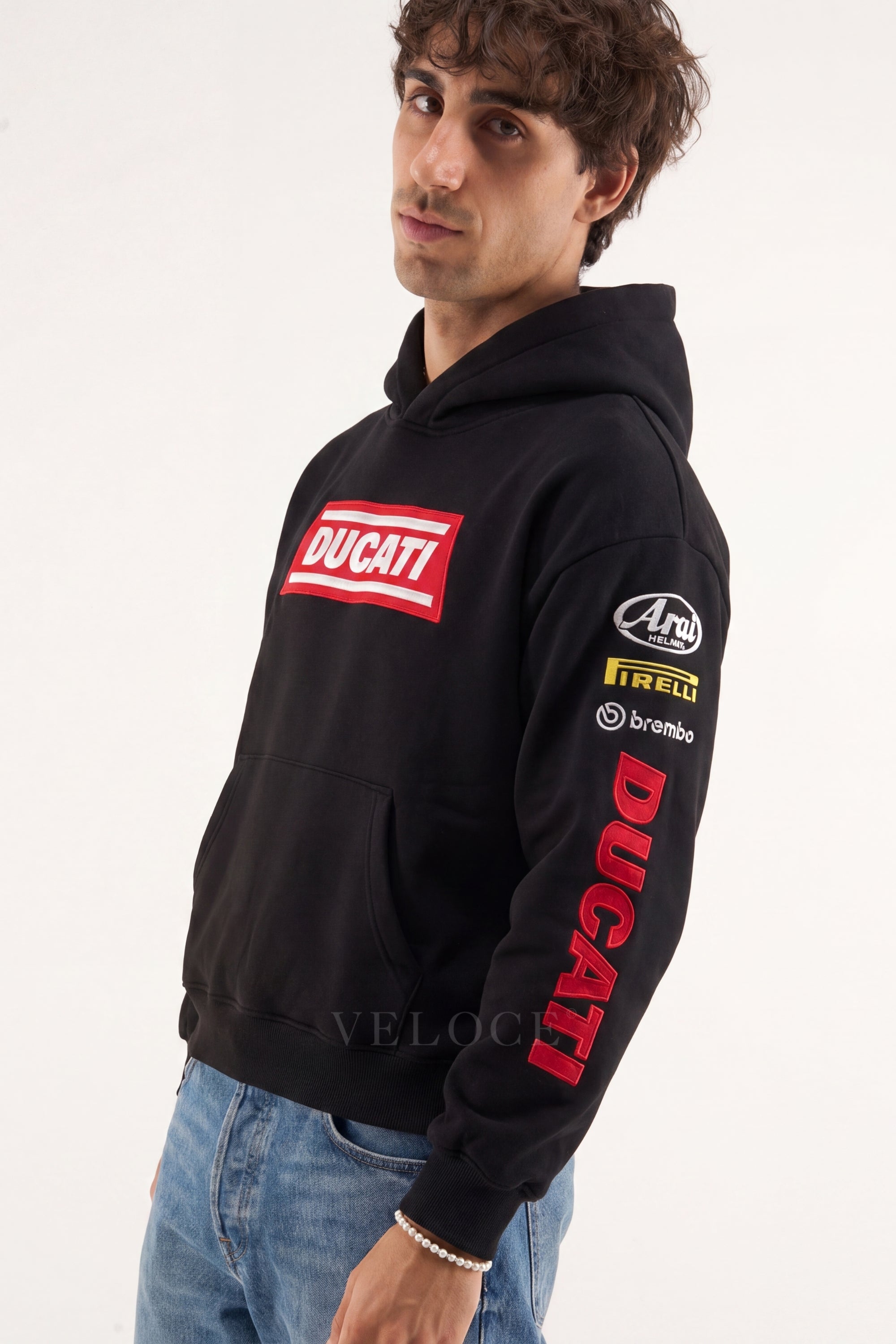 Heritage Cap Ducati Racing Hoodie Full Embroidered Edition