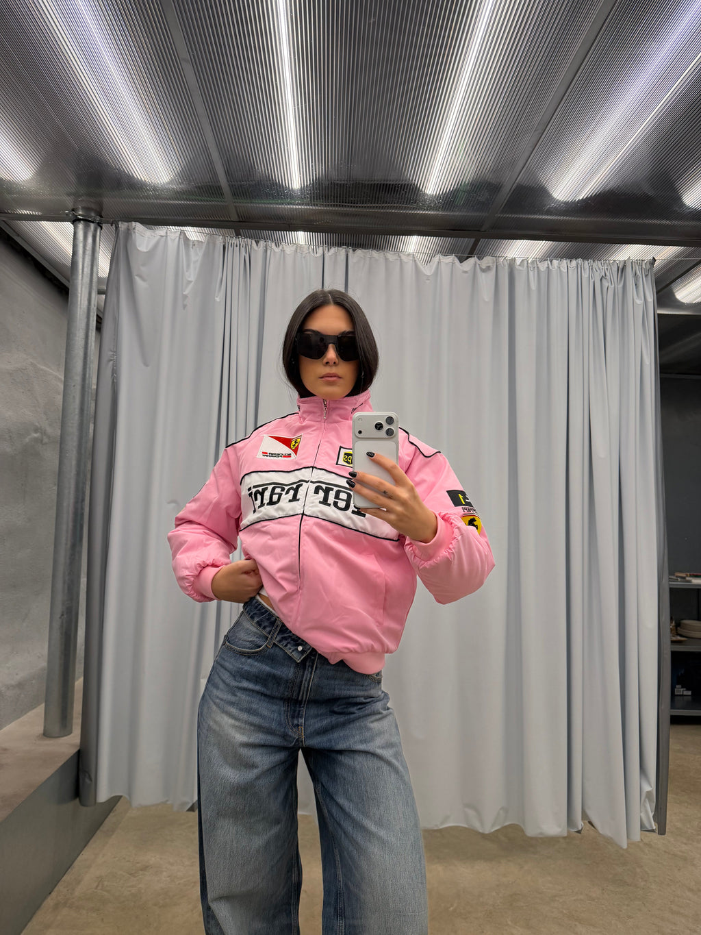 Heritage Racing Jacket Ferrari F1 Pink Edition