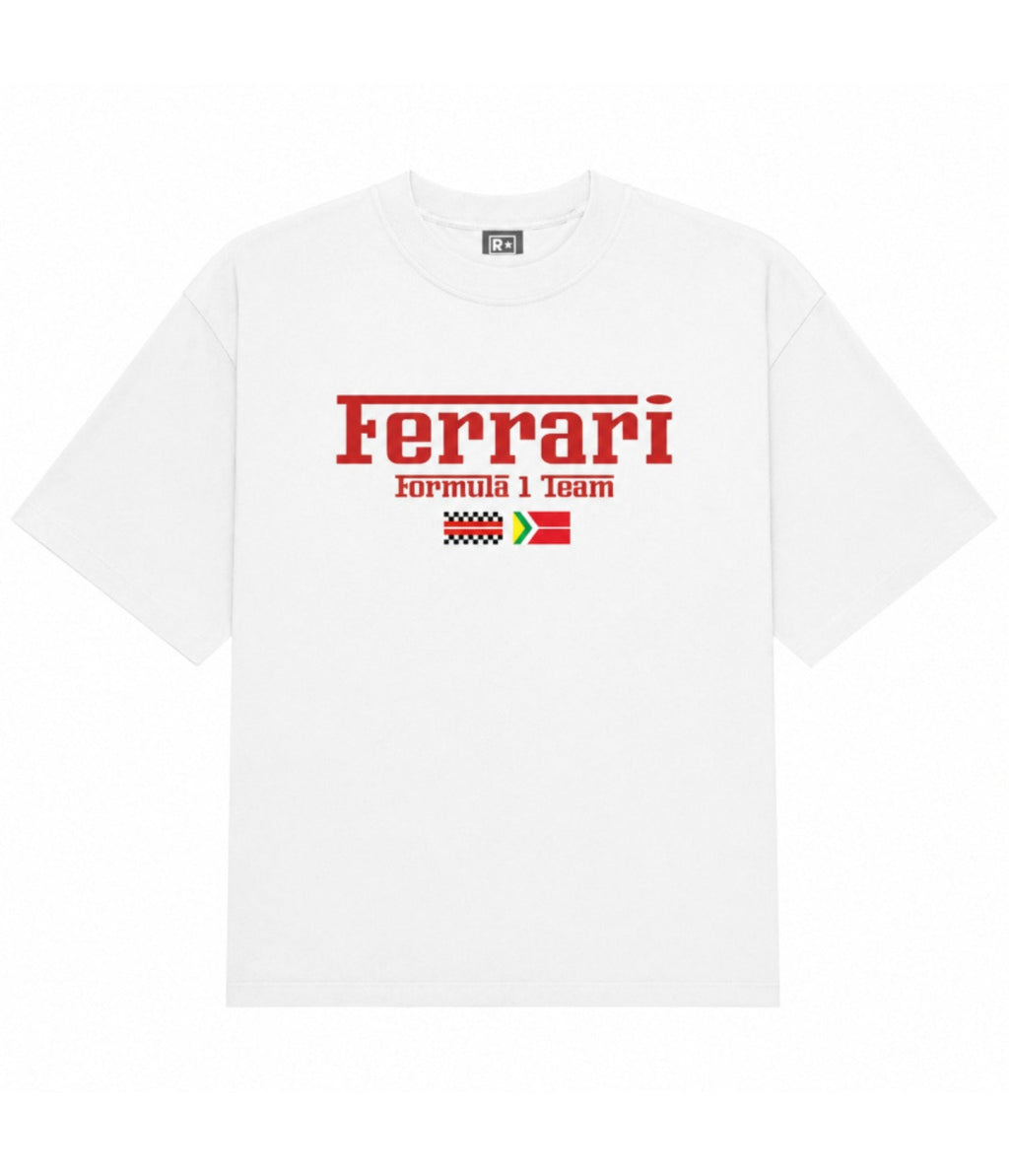 Heritage Racing T-Shirt Ferrari F1 Team White Edition