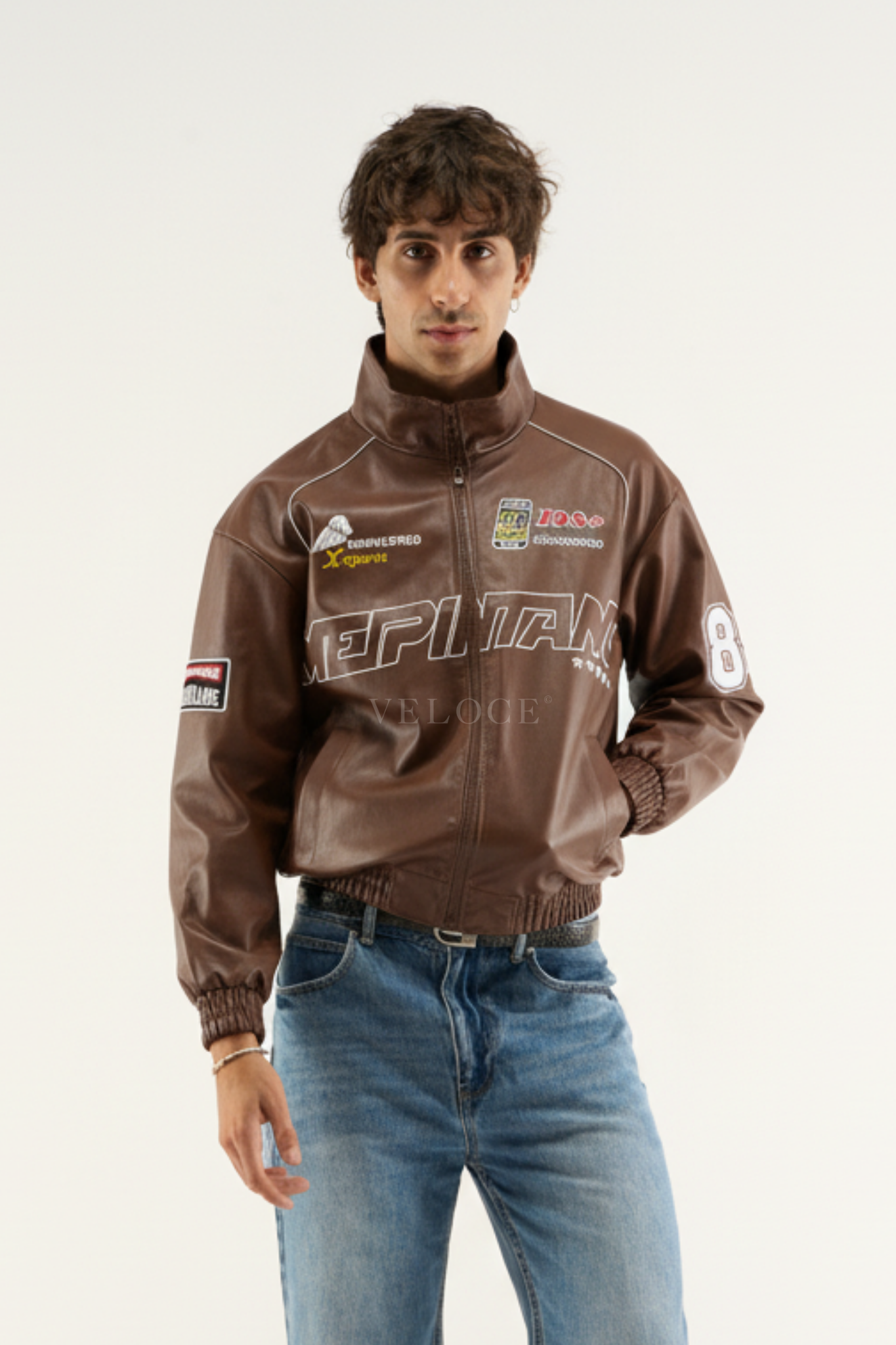 Heritage Racing Jacket LAP 85 Brown Racing Jacket