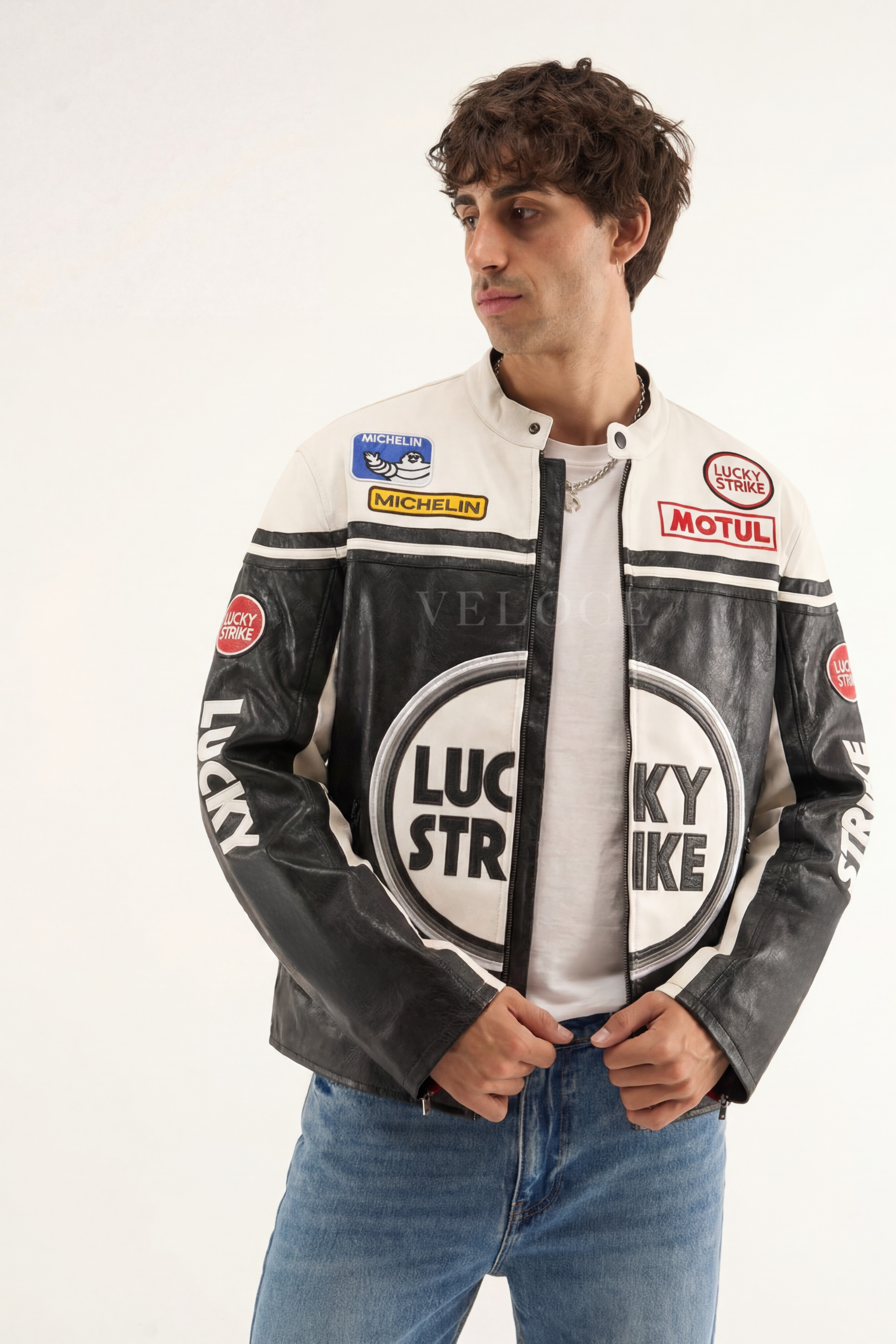 Heritage Racing Jacket Lucky Strike Racing White Edition