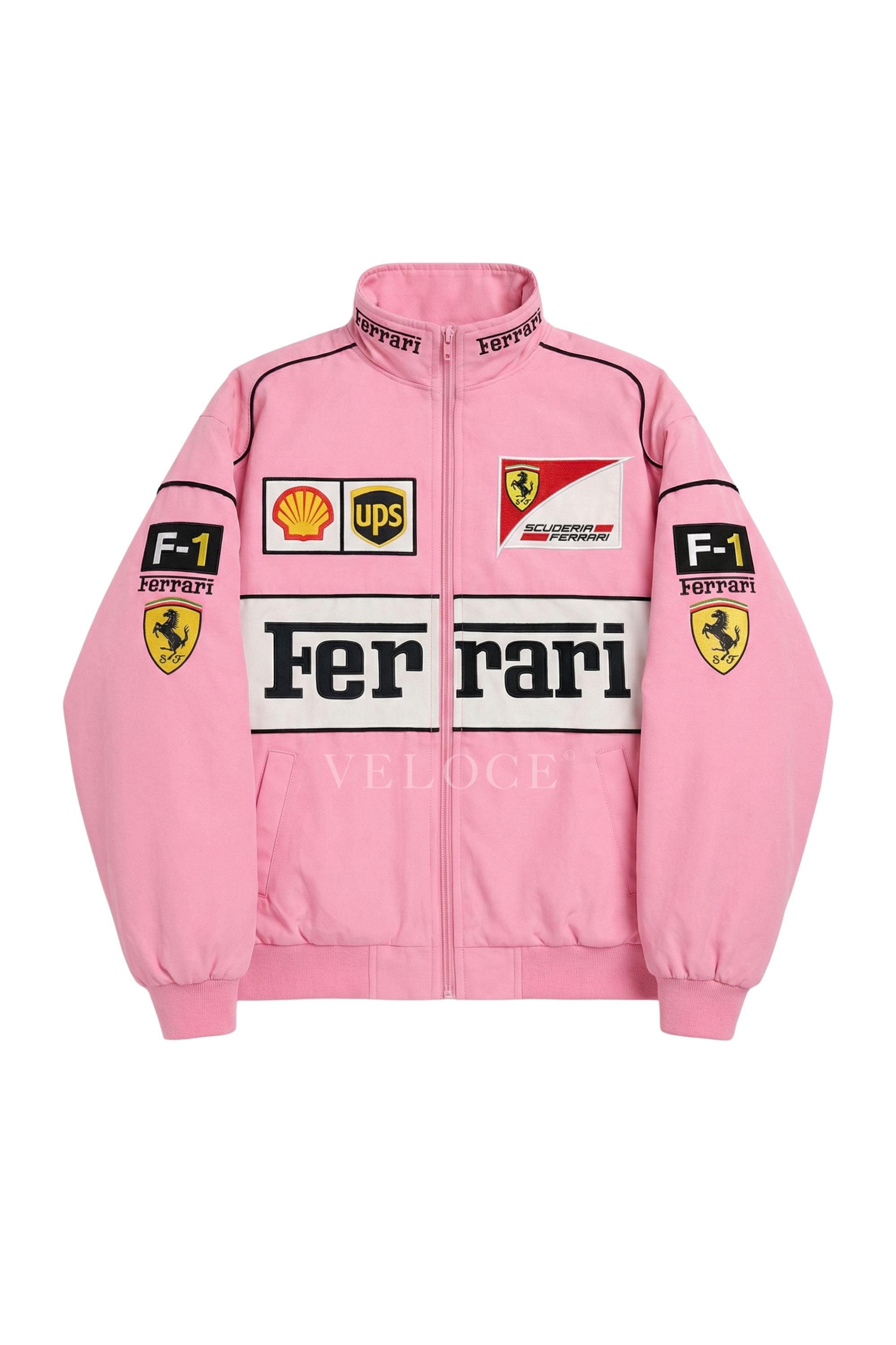 Heritage Racing Jacket Ferrari F1 Pink Edition
