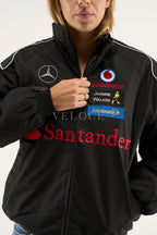 Heritage Leather Jacket Mercedes Benz Santander Vintage Jacket Black Edition