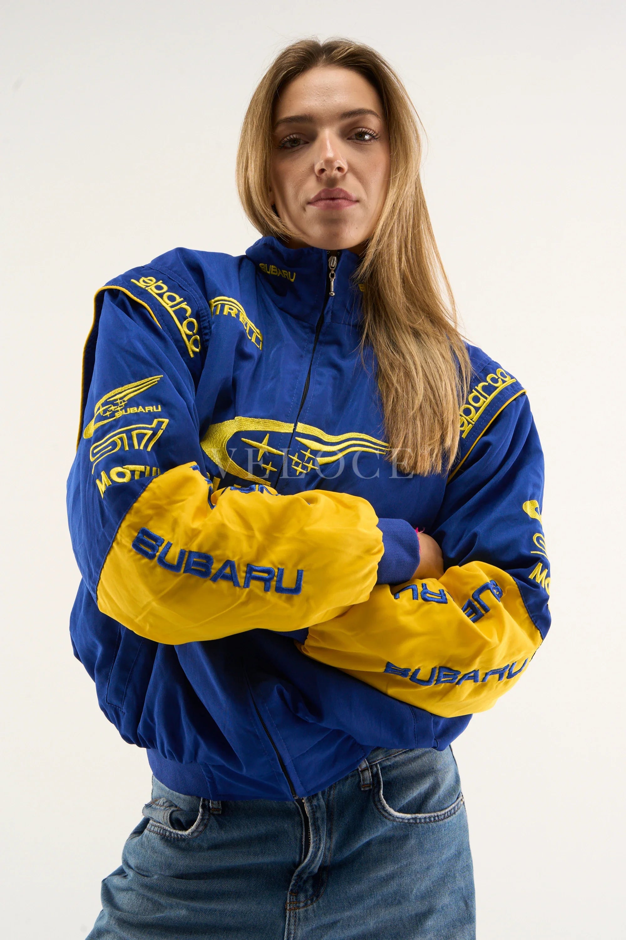 Heritage Racing Jacket Subaru Rally Blue Edition